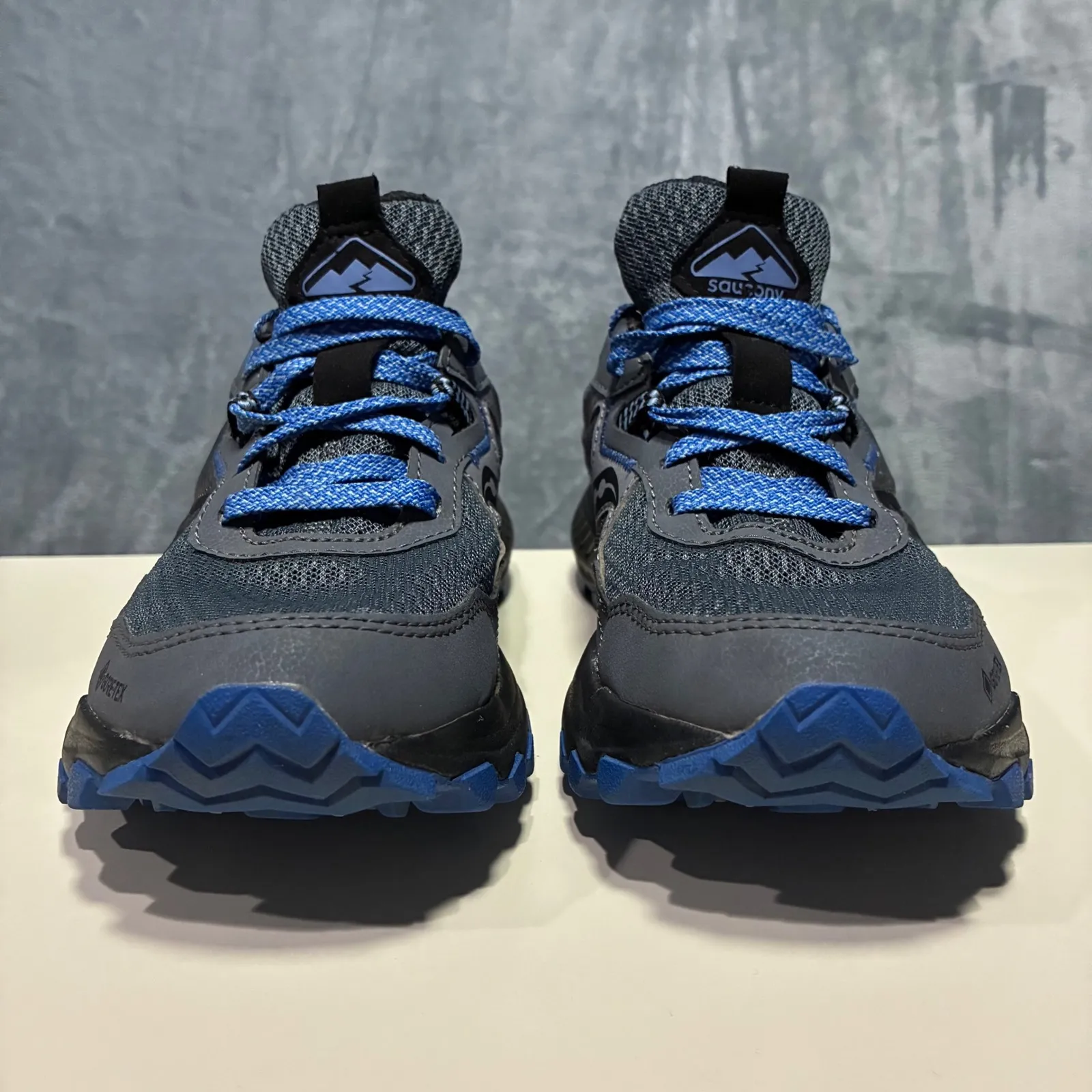 Saucony Excursion TR16 GTX Gore Tex Women's Trail Running Shoes Gray Blue Size 7 - Image 2