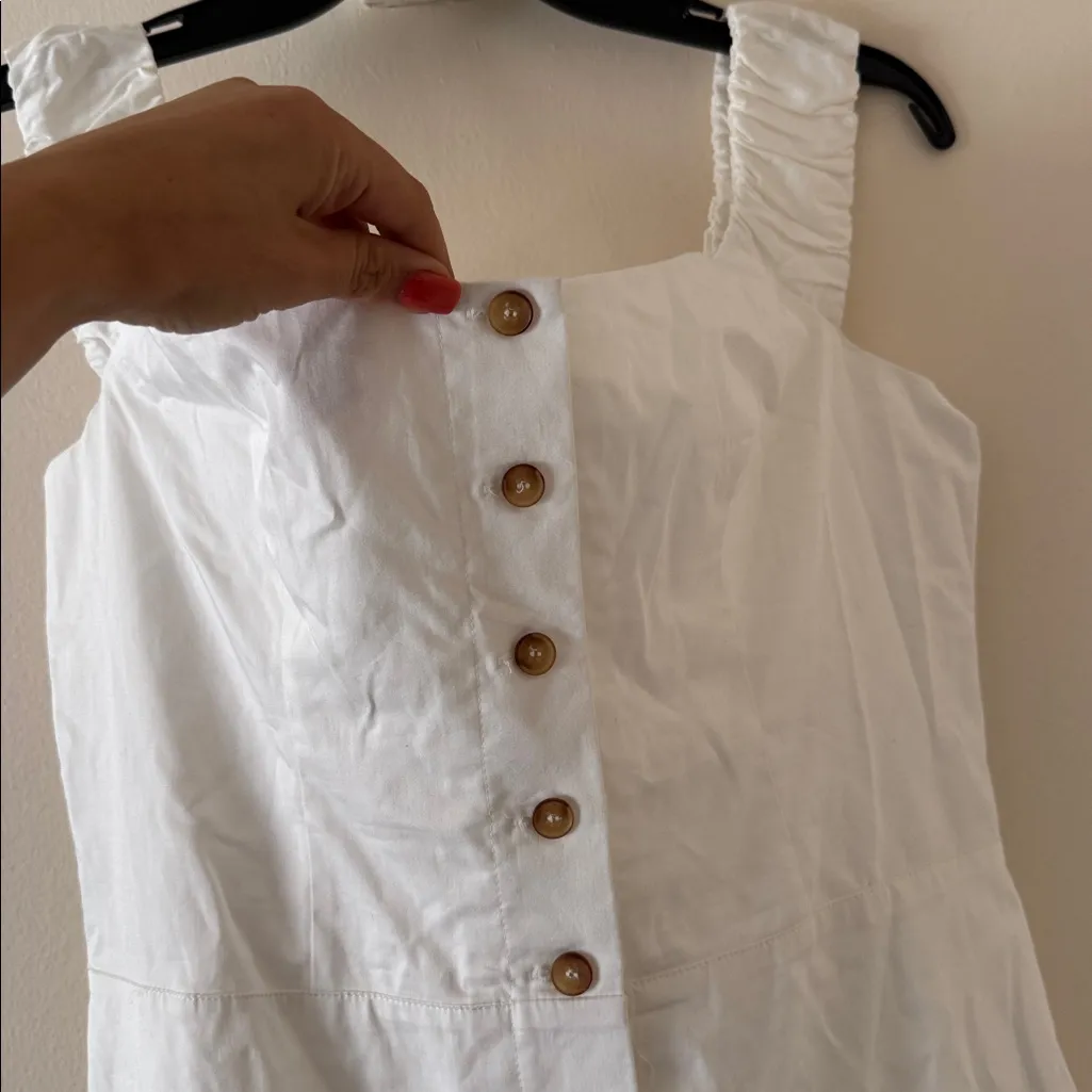 Favorite Daughter The Lovesick Mini Dress, Size 12, $258 White - Image 9