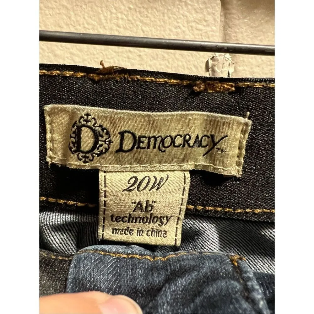 Democracy “Ab” Technology Skinny Jeans Woman’s Size 20W -Flaws - Image 8