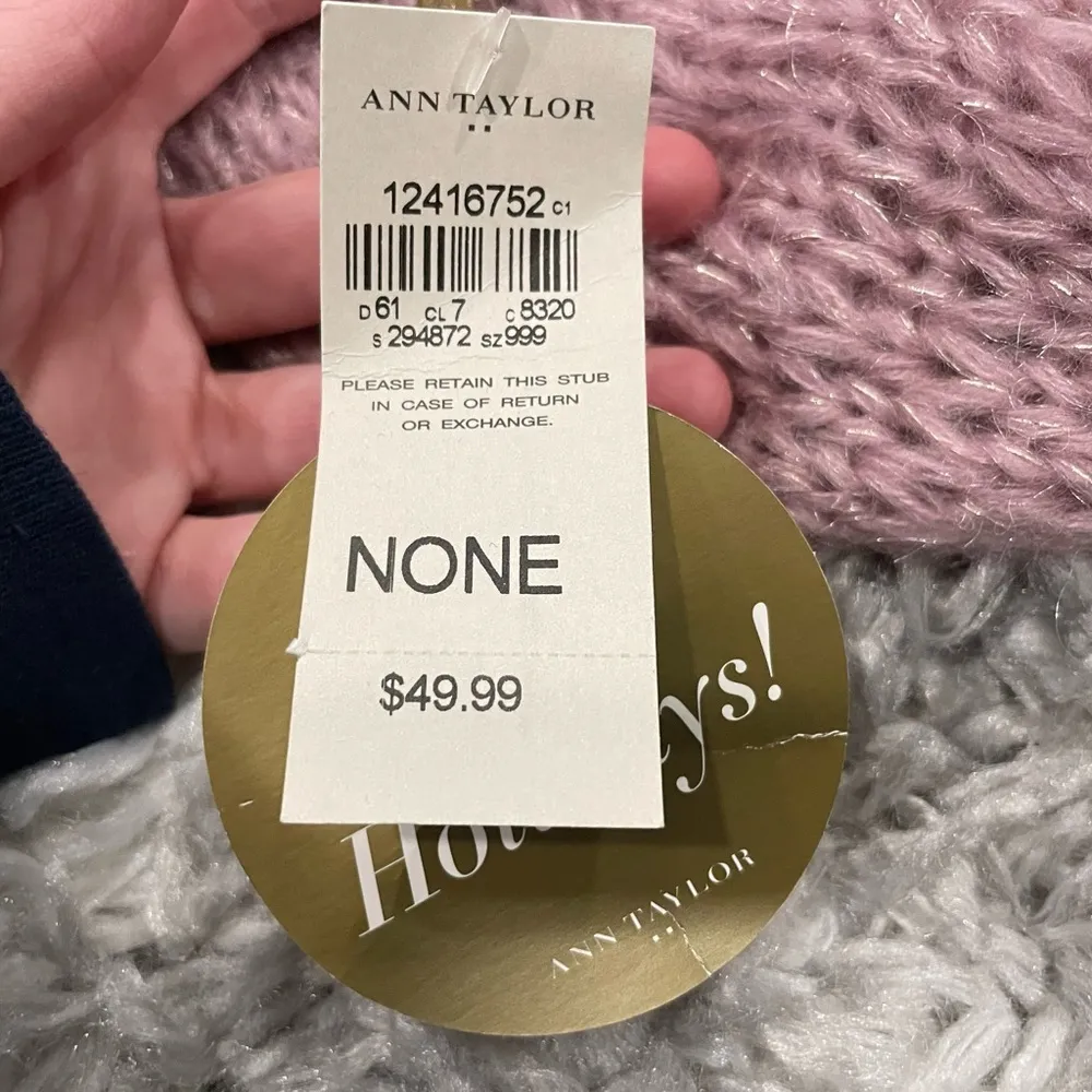 Ann Taylor  Factory Purple Infinity Scarf - Image 3