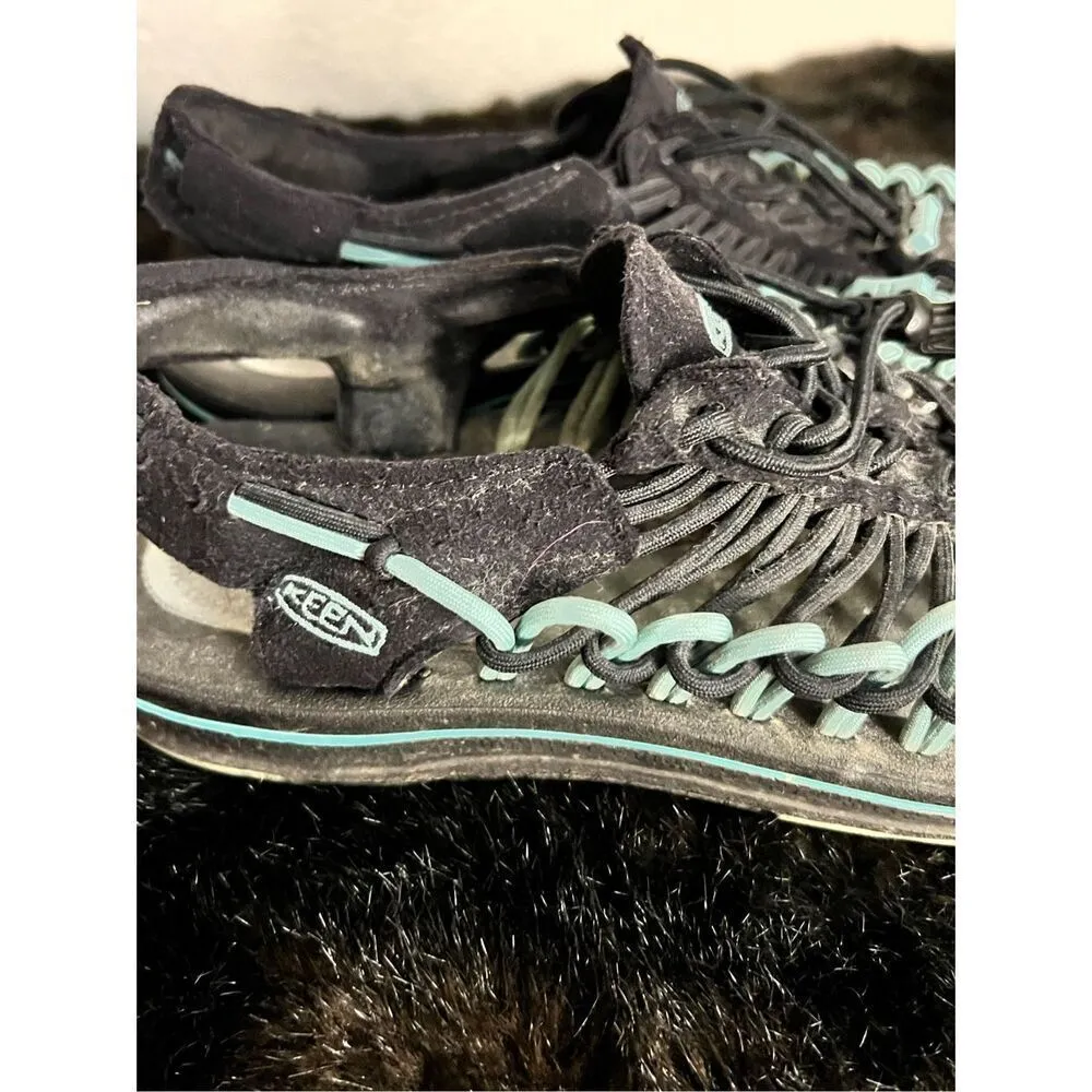 Keen Uneek Women BLUE BLACK  Sandals Hiking US WOMEN SZ 9 - Image 5