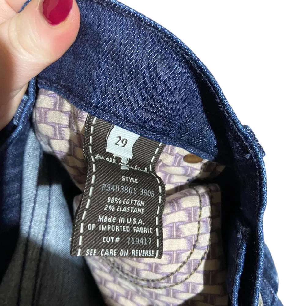 7 For All Mankind Cropped Dojo Jean Size‎ 29 - Image 7