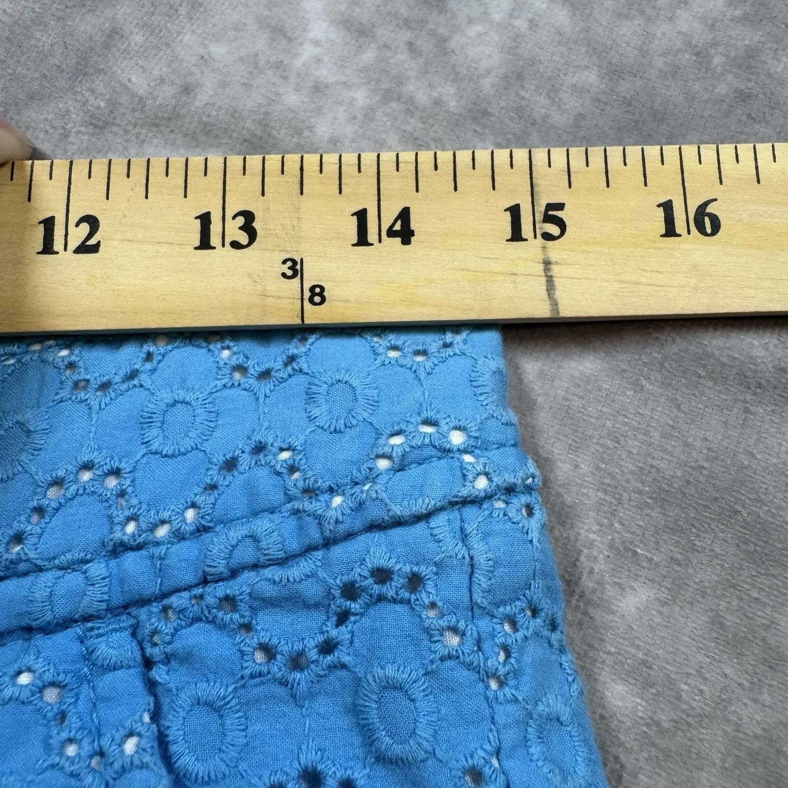 Lilly Pulitzer The Walsh Scalloped Hem Women's Blue Lace Shorts Size 0 - Image 6