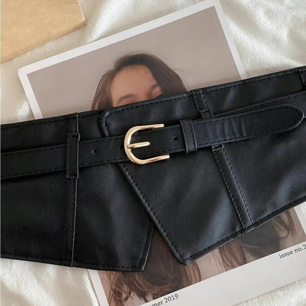 Gothic Minimalist Belt Black - Image 2