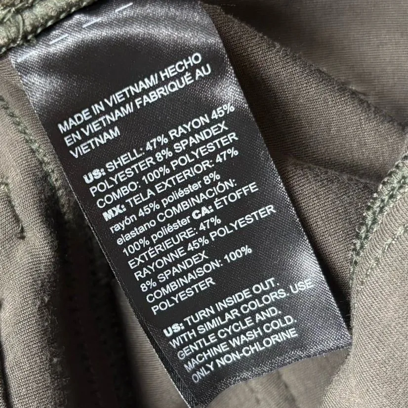 White House‎ Black Market Olive Green Straight Crops Size 4 - Image 12