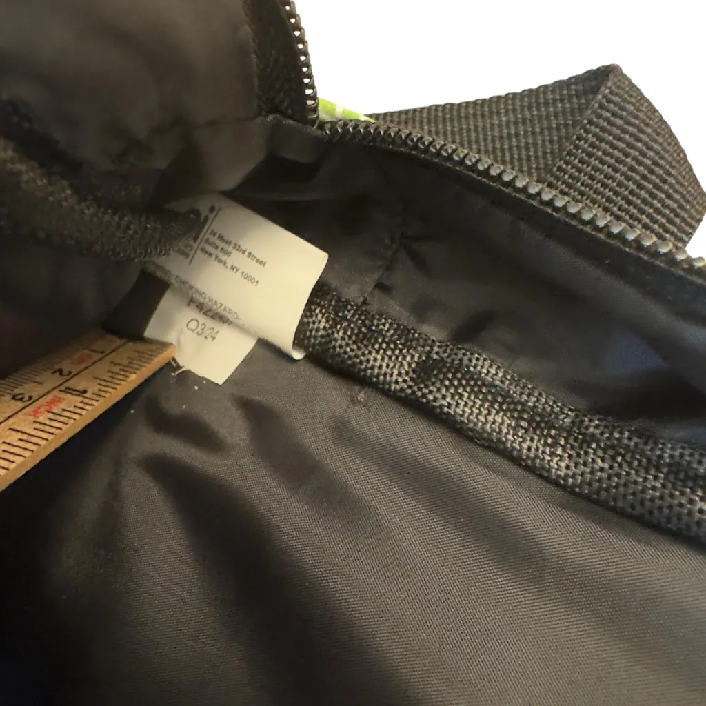 Beetlejuice Striped Mini Backpack Kawaii Horror Retro Collectible 9x11 Rare EUC Black - Image 9