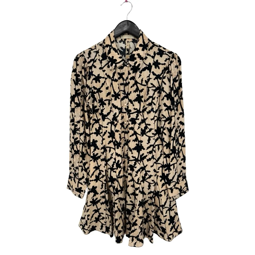 Ulla Johnson Roanne Printed Crepe Mini Dress Moonstone Multi  2 - Image 3