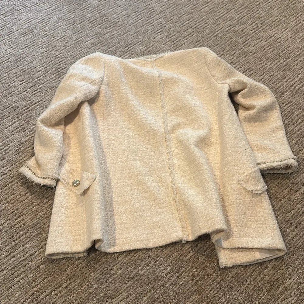 ZARA  Cream Women's Jacket - Image 2