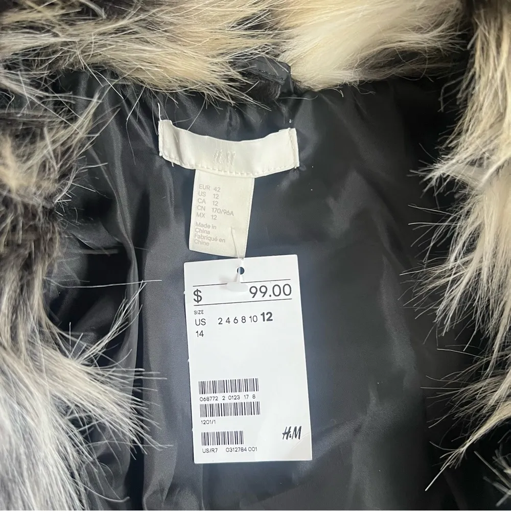NWT H&M furry/leather jacket - Image 6