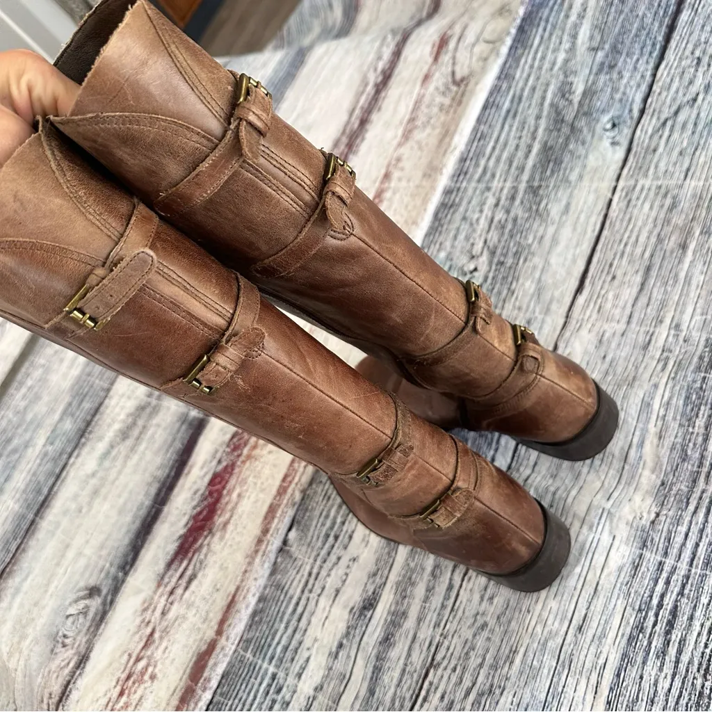 Matisse “Becky” Brown Leather Knee - Image 5