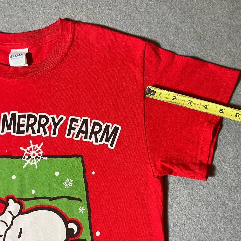 Knott’s Merry Farm 2017 Snoopy T-shirt Red Size Small Short Sleeve - Image 5