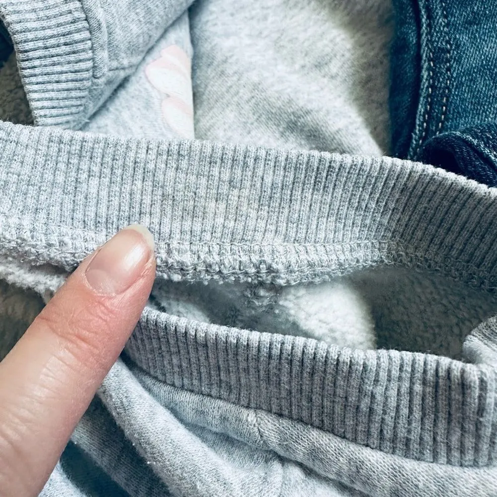 Stoney Clover Lane for Target Gray Pastel Logo Crewneck Sweatshirt - Image 7