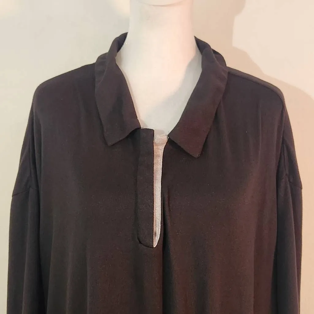 Koolaburra by Ugg Black Gray Pullover Sweater Size 2X Lightweight Black Sweater - Image 2