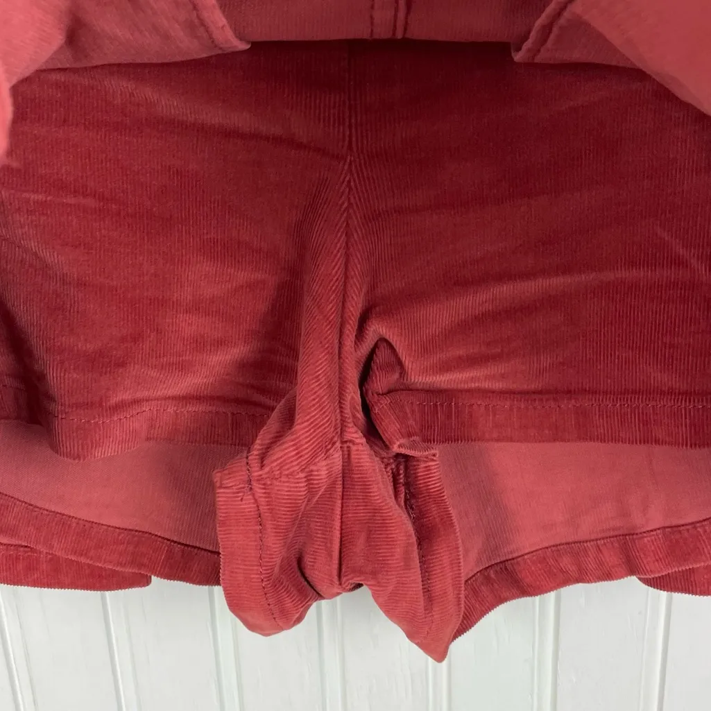 Free People Pleated Micro Mini Cord Skort in Roasted Russet Size 0 Low Rise Y2K - Image 7