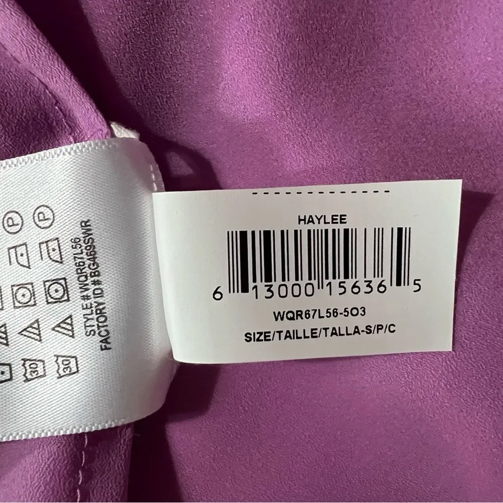 BCBGMaxAzria Haylee Halter V-Neck Asymmetric Dress Size Small - Image 6