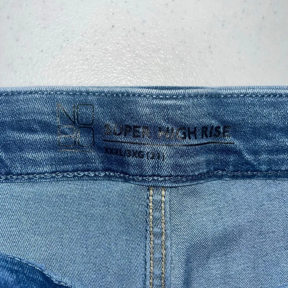 No Boundaries Super High Rise Light Wash Jegging Size 3X - Image 3