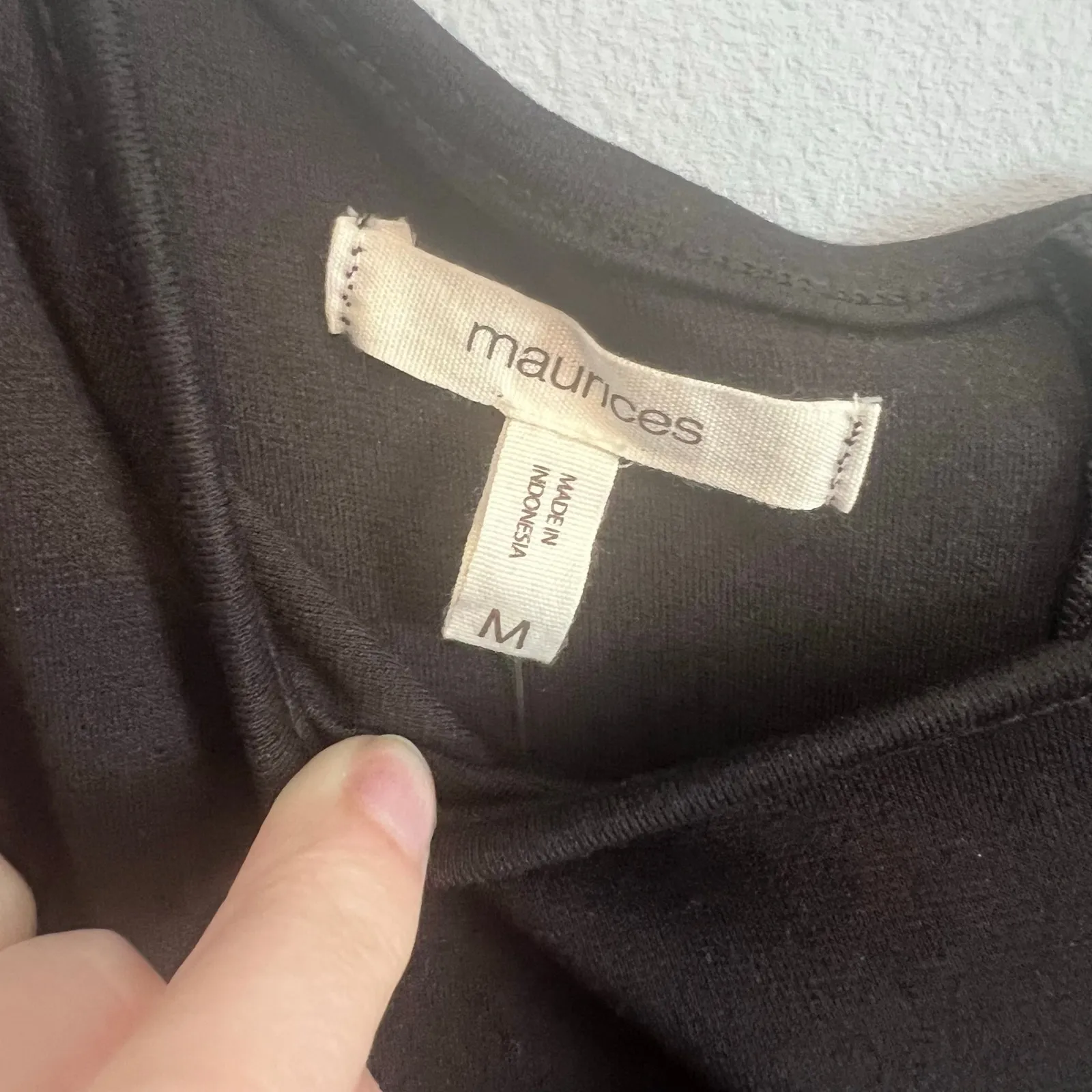 Maurice’s Black Fit and Flare Dress NWT Size Medium - Image 2