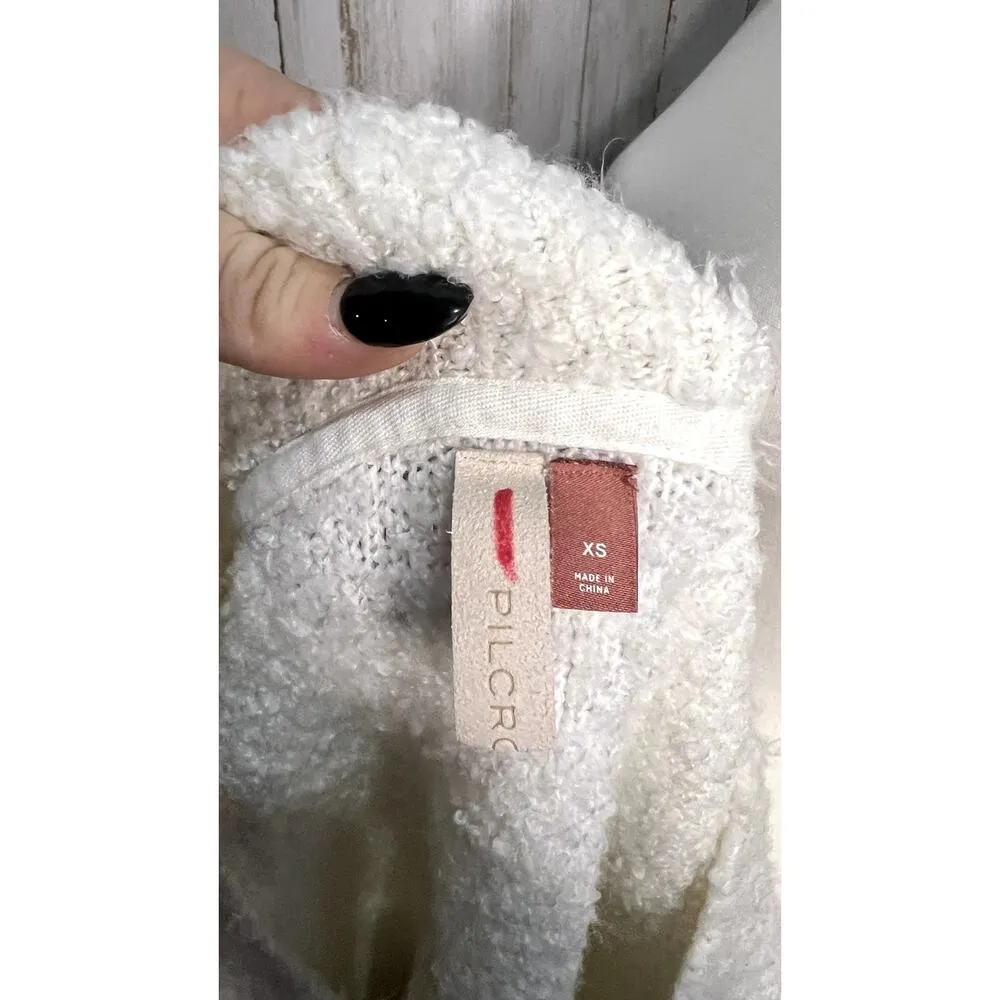 Anthropologie Pilcro Women's XS Ivory V-Neck Tunic Sweater Casual‎ - Image 7