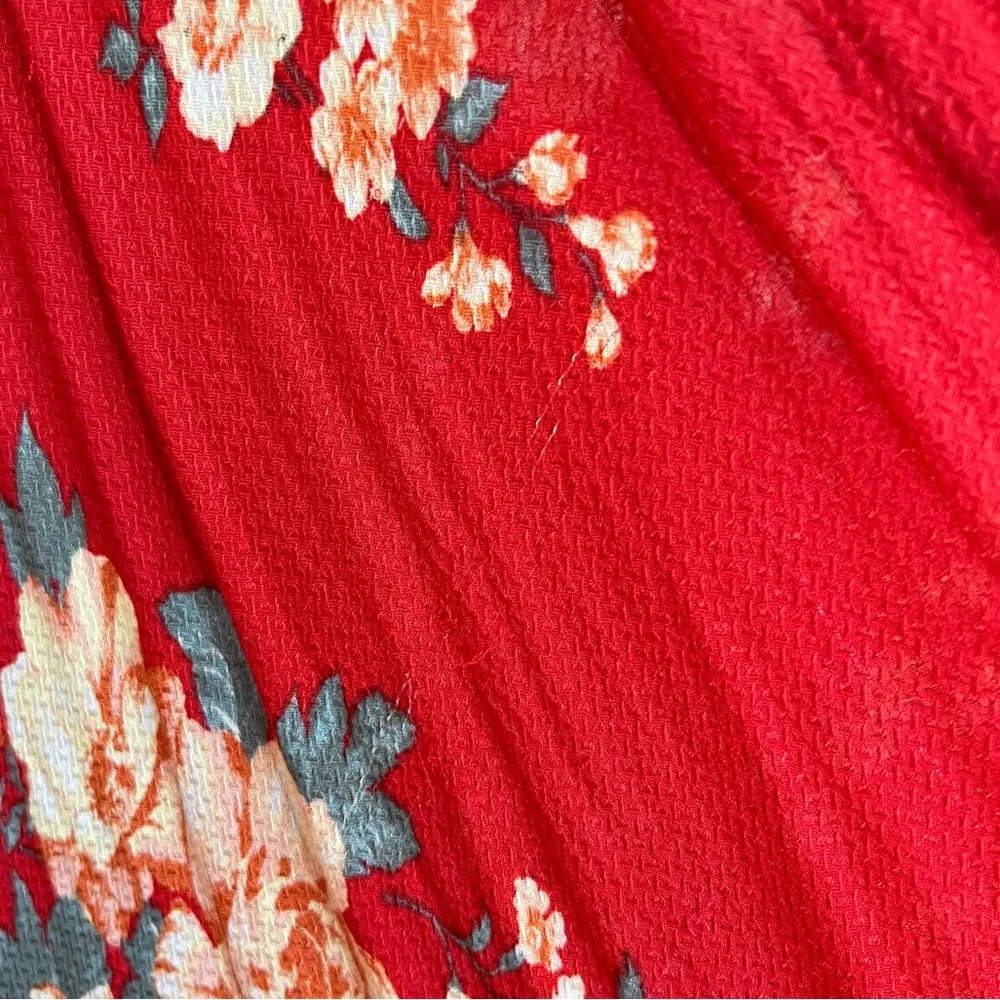 Xhilaration Kimono Robe Cover Up Floral Print Size Xl/XXL Rayon Boho Beachy - Image 12