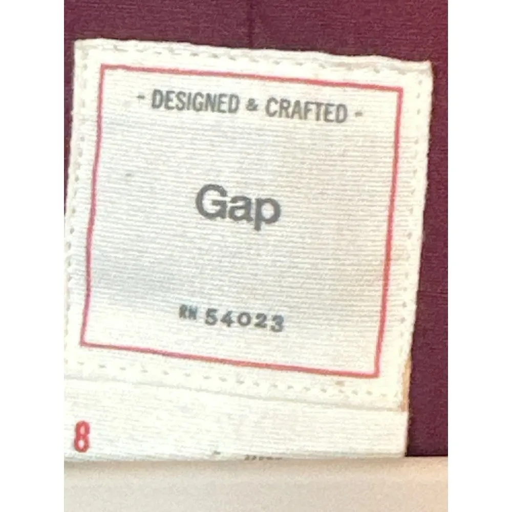 Gap Ladies Leopard Print Zip Up Jacket Size 8 - Image 5