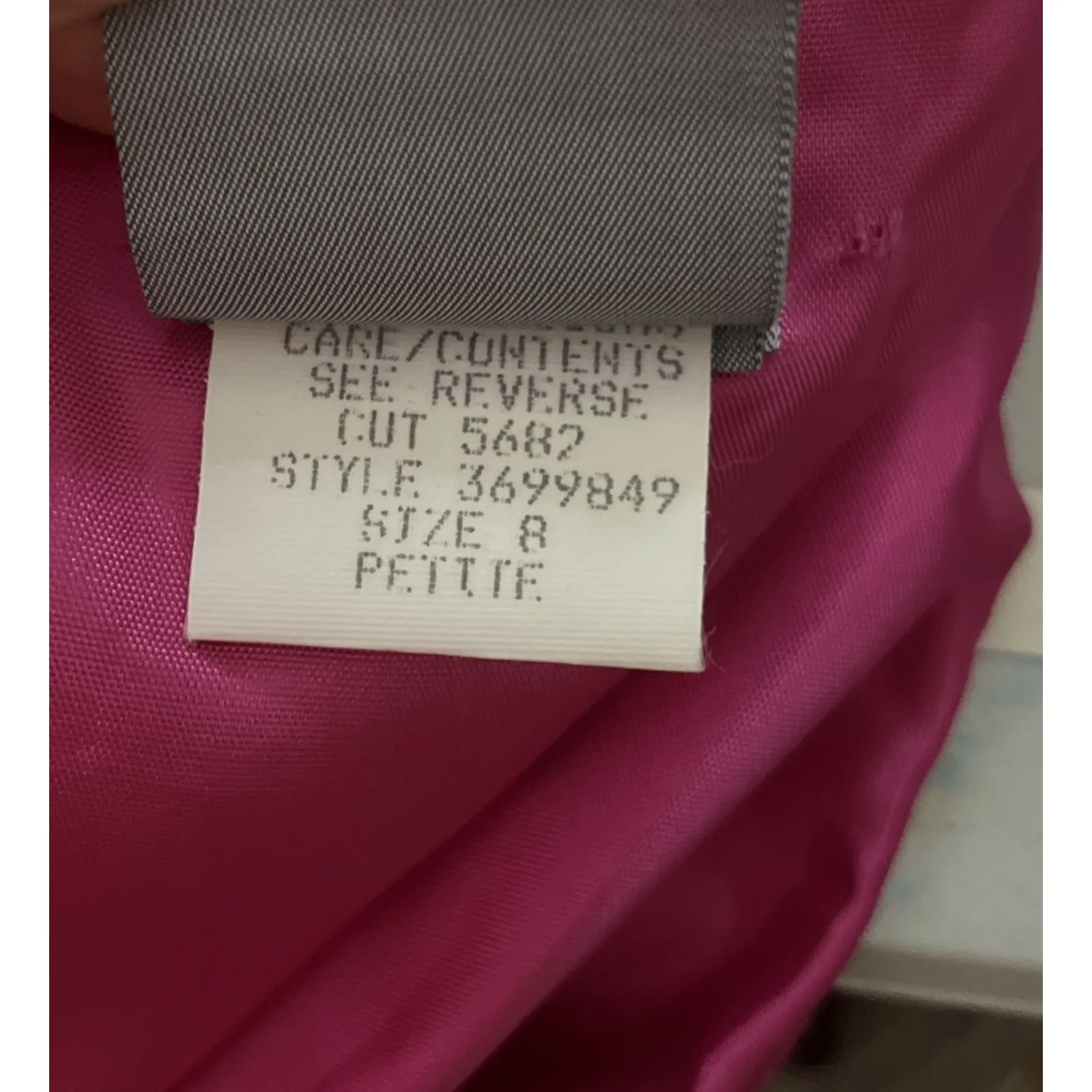 Rabbit Designs Dress Sz 8‎ Petite Artsy 80's Colorful Abstract Sleeveless Sheath - Image 5