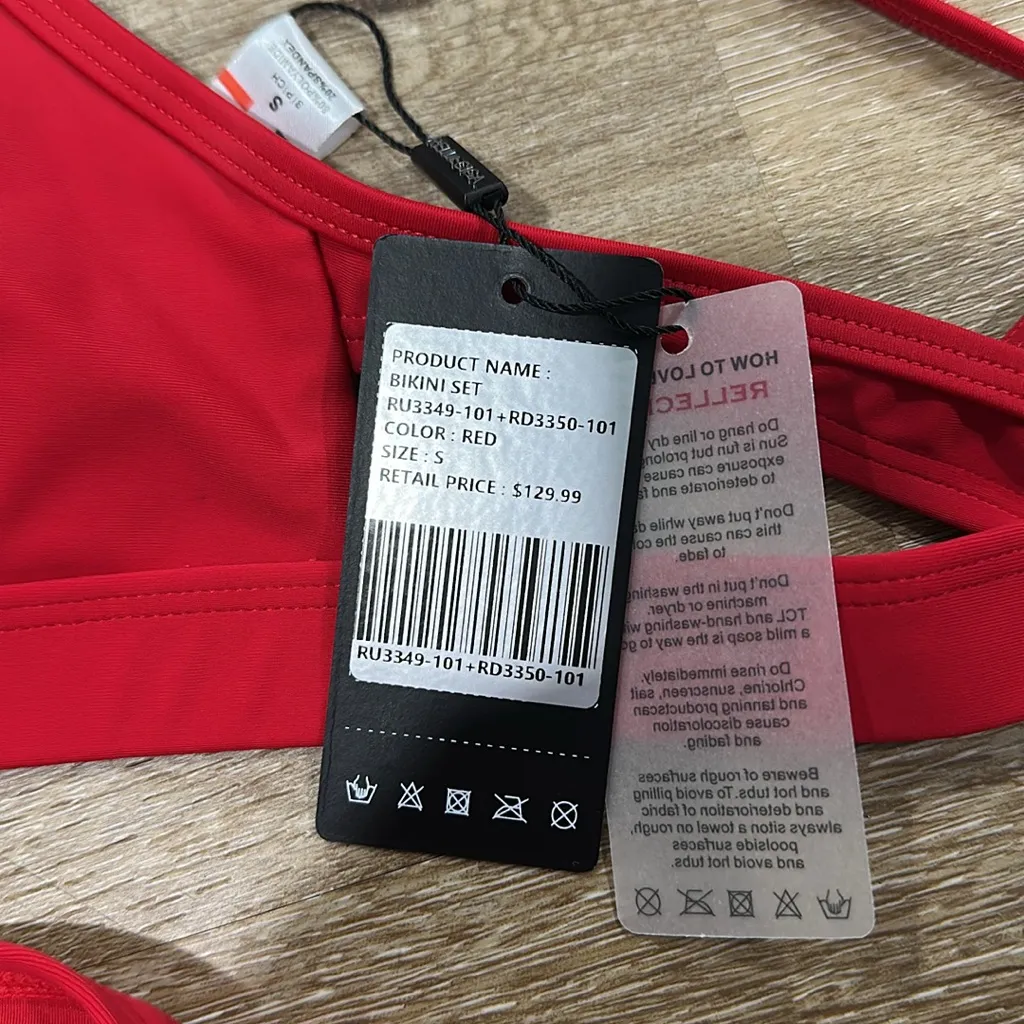 RELLECIGA Bold Red Bikini Set - Image 2