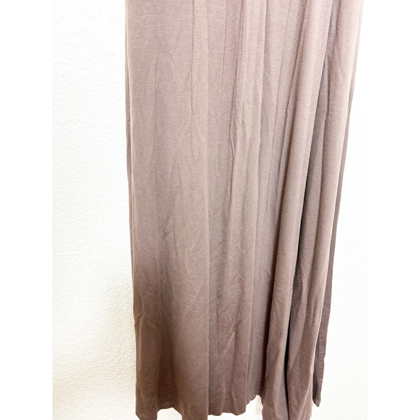 NWT Rachel Pally Long Caftan Maxi Dress Size Small Pecan Short Sleeve Lagenlook - Image 10