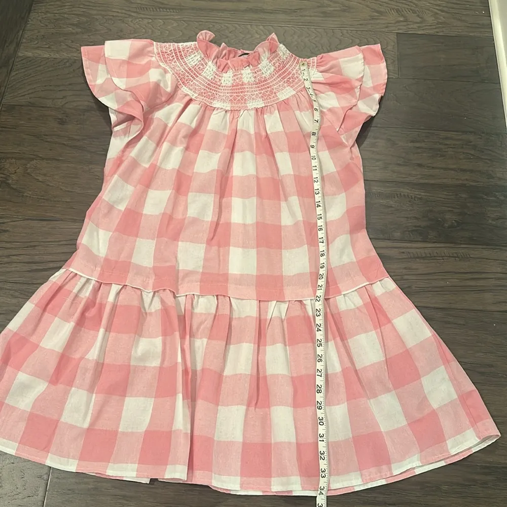 NWT Pinch Pink Gingham Dress Sz M Size M - Image 11