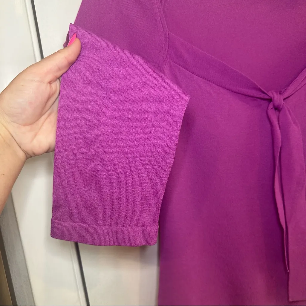 Nicole Y2K Blouse. Size: Medium. Color: Magenta. Pink - Image 2