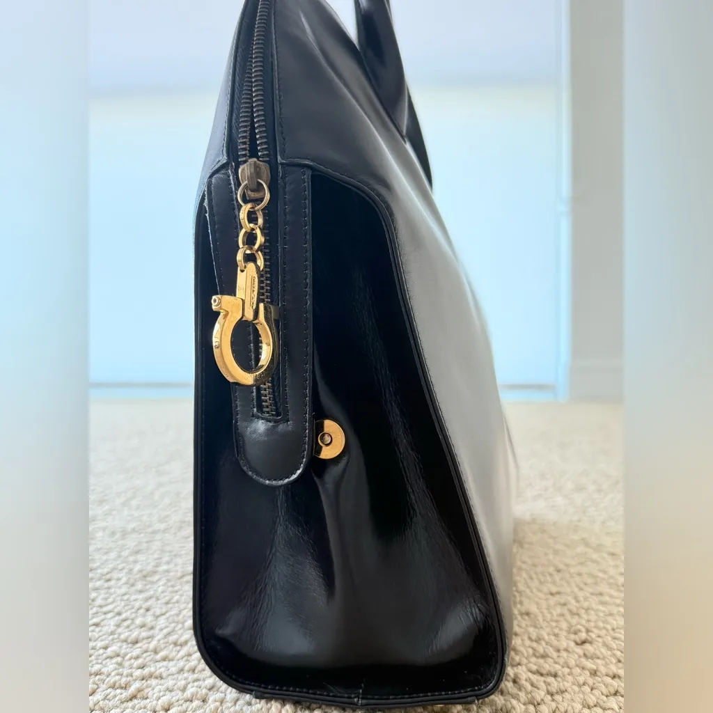 Vintage Ferragamo Tote - Image 9