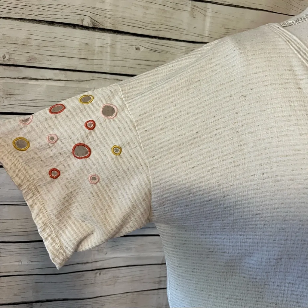 Anthropologie Postmark Hi-Lo Oversized Striped Tee - Image 8