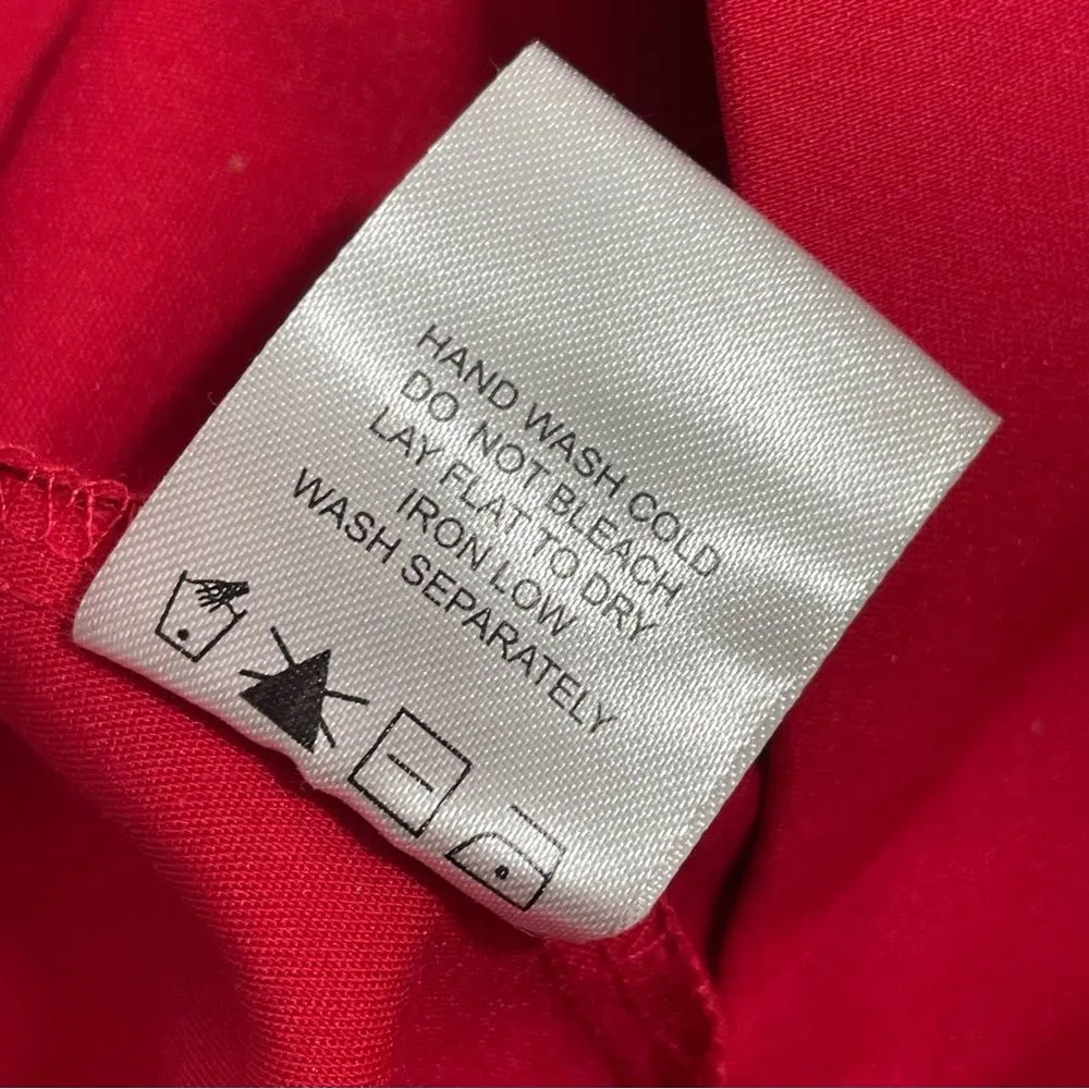 NWT Superdown Maisie Zip Back‎ Skinny Pants Red Size SMALL - Image 11