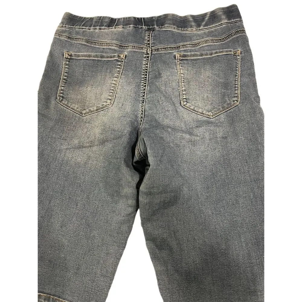 Bandolino Women's Denim Skimmer Shorts Size 16 Blue Summer Casual - Image 2