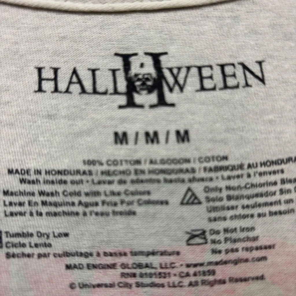 Halloween II Michael Myers Horror Movie Poster Art T-Shirt M  - Image 4