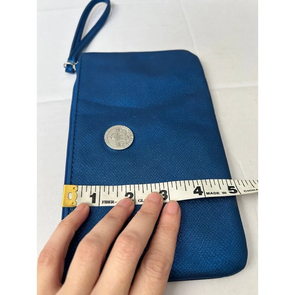 Orlane Paris Champs Elizees cosmetic makeup bag Blue - Image 6