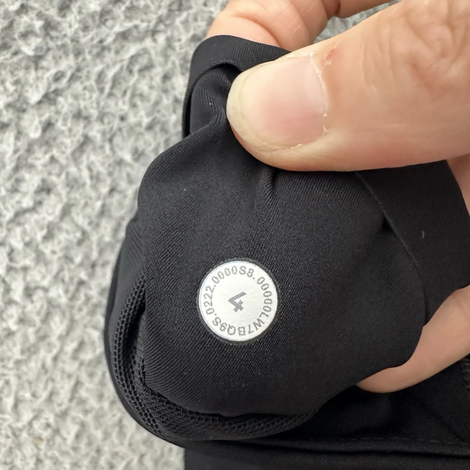 Lululemon Base Pace High Rise Shorts 8" Black‎ Athletic Biker Athleisure Women 4 - Image 5