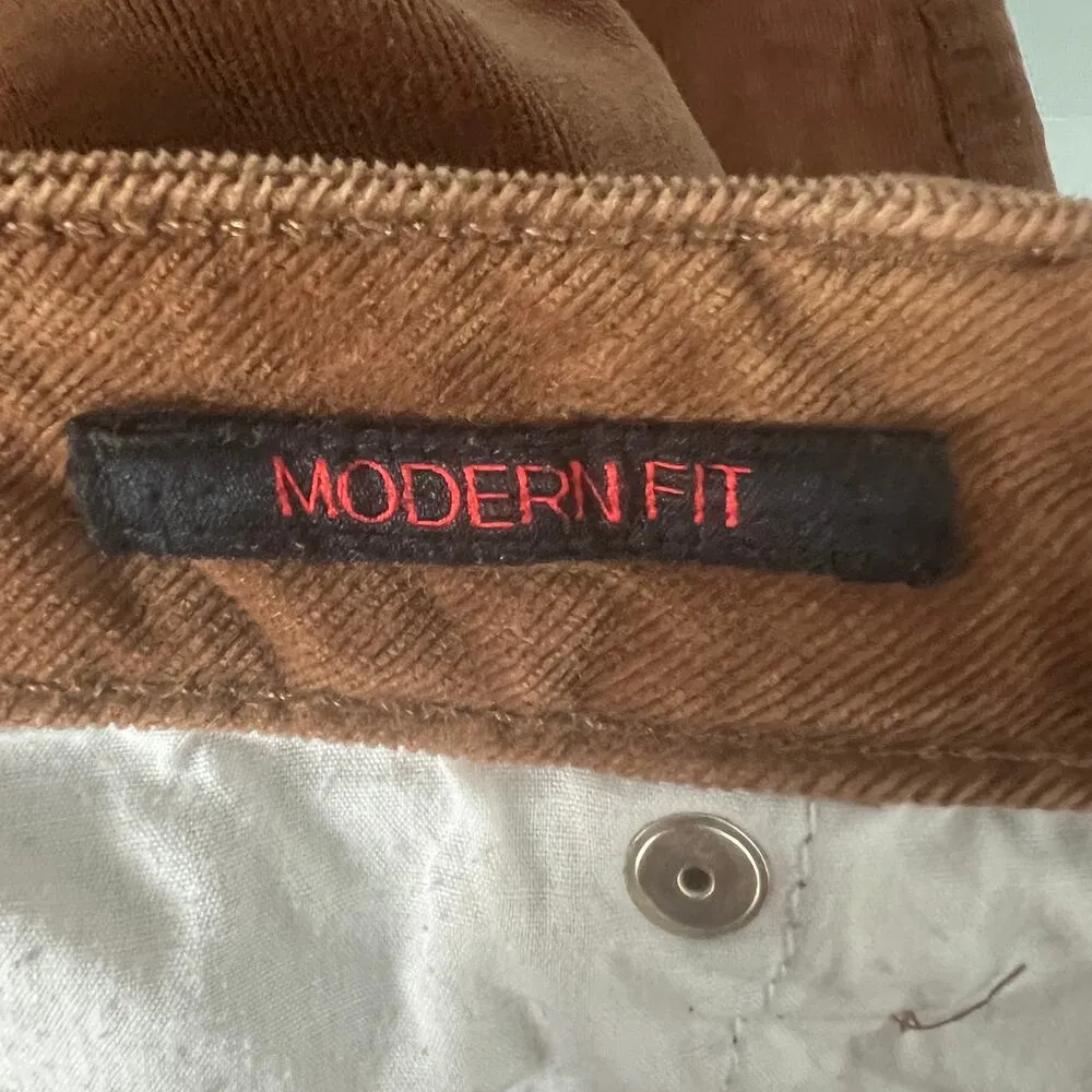 Apt. 9 Womens Corduroy Pants 4 Modern Fit High Rise Stretch Western Rodeo Barn - Image 3