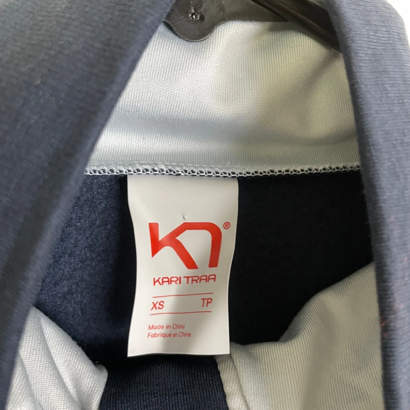 Kari Traa Jacket Womens XS Blue Full Zip Midlayer Marin Outdoors Wool Blend * - Image 7