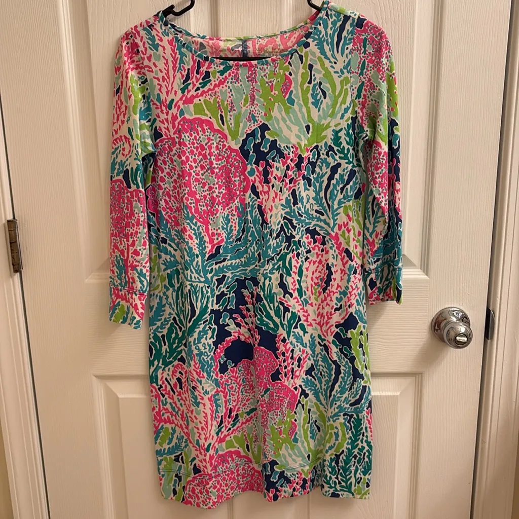 Lilly Pulitzer Marlowe Dress Let’s Cha Cha Print size XXS - Image 2