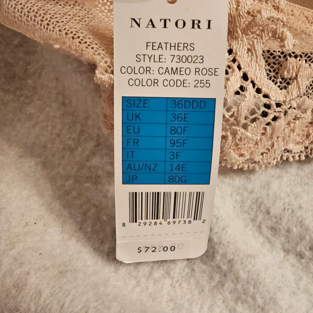 Natori Feathers Full Figure Contour Underwire 36DDD Bra - Image 4