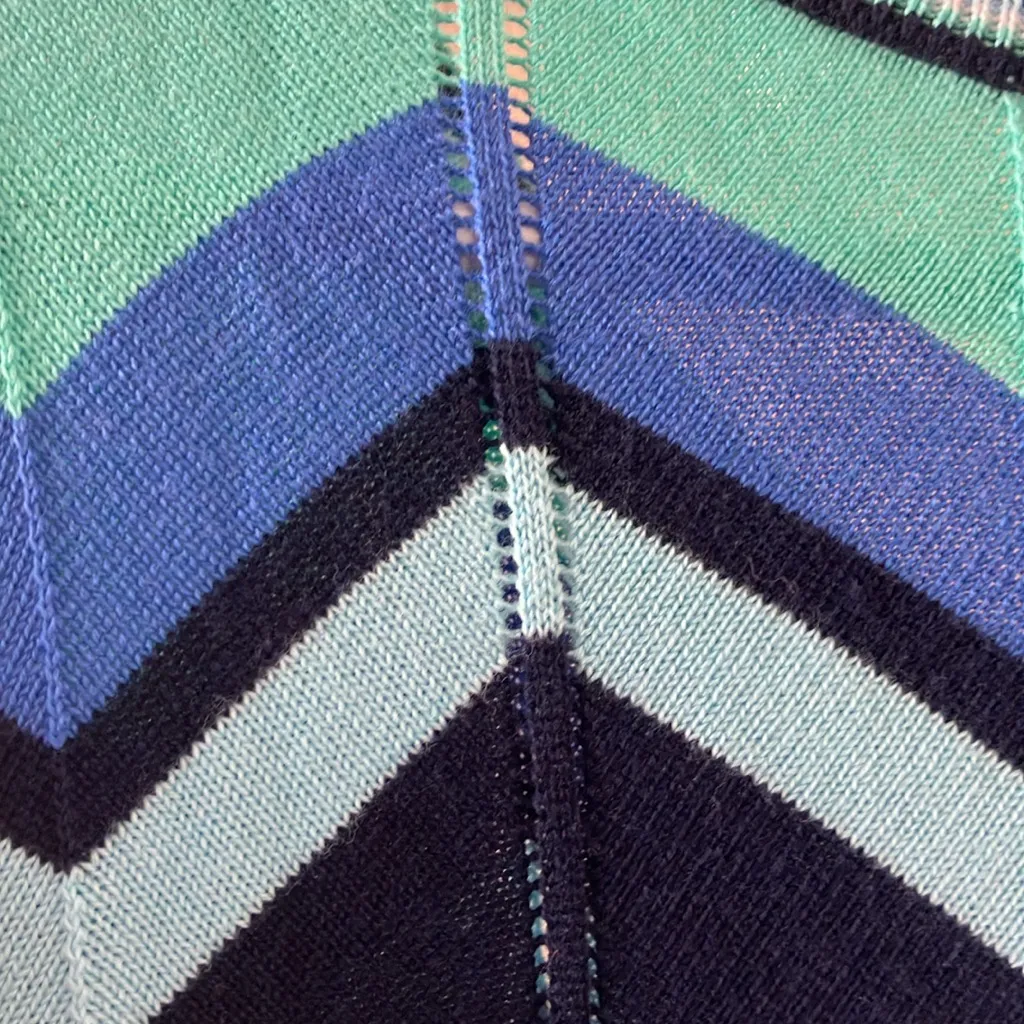 FINAL MARKDOWN Susan Graver Multicolor Sweater medium - Image 9