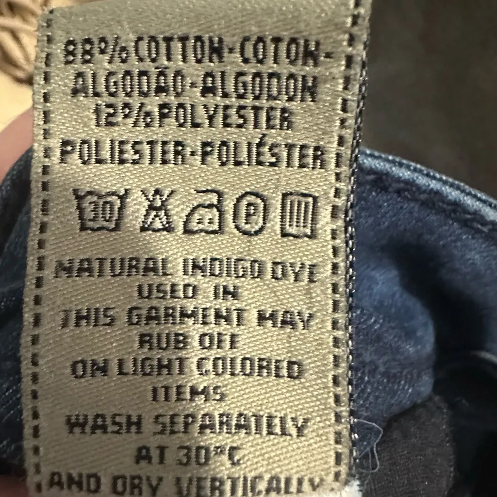 DL1961 Dark Blue Boot Cut Jeans - Image 7