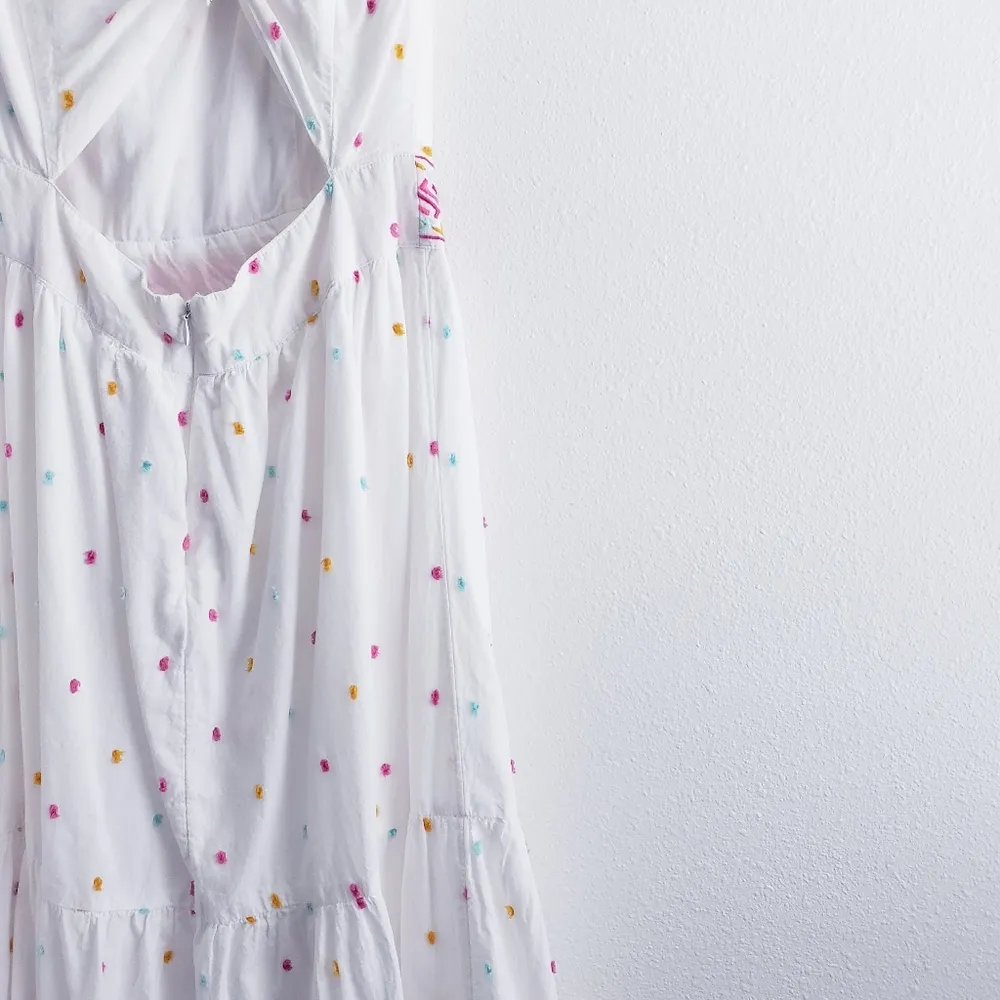 Crown & Ivy Sleeveless Embroided Tie Back Maxi Dress - Image 9