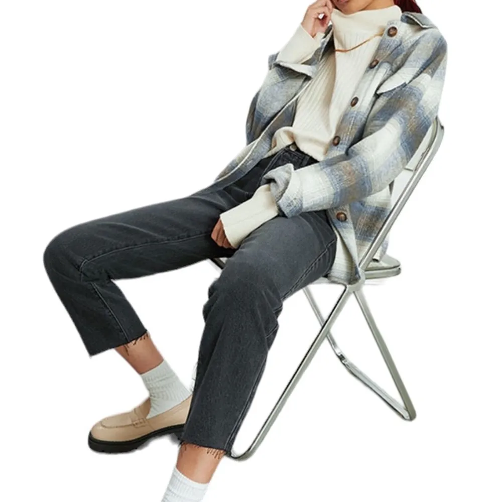 PacSun Eco Black Color Block Fade High Waisted Straight Leg Jeans - Image 5