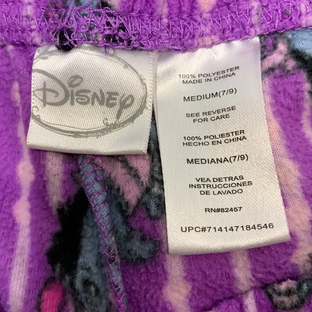 Disney Eeyore Purple Pajama Pants Size M - Image 3