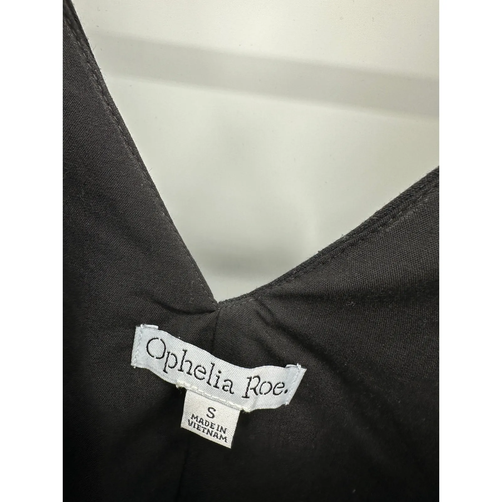 Ophelia Rose Black Dress Size S NWT Linen Blend Shift Mini Casual Minimal - Image 8