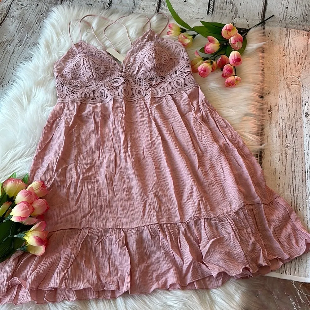 Women’s Lace Bralette Top Dress - Image 3