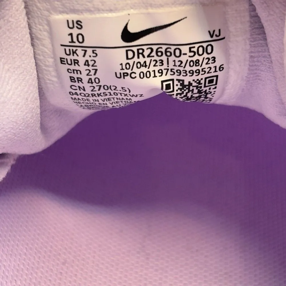 Nike Women 10 ZoomX Invincible Run Flyknit 3 'Barely Grape' DR2660-500 Running - Image 8