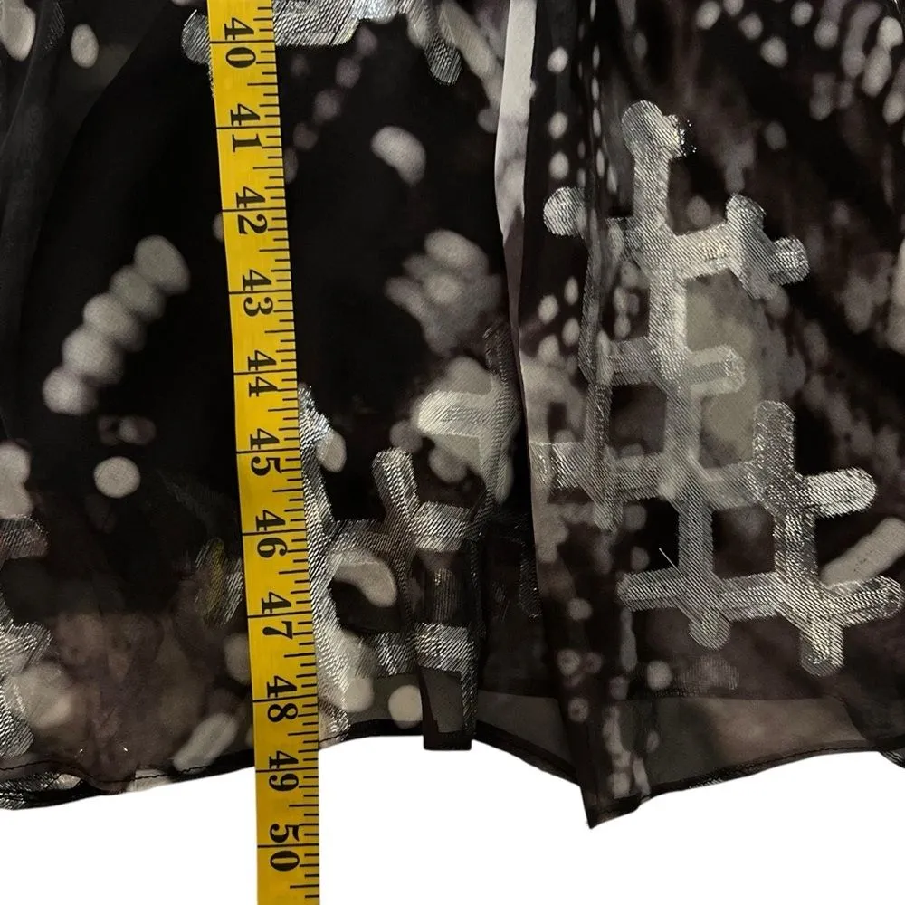 Vintage Nicole Miller Fairy Y2K Silk Maxi Dress Sz 8 Whimsigoth Ethereal Formal - Image 7