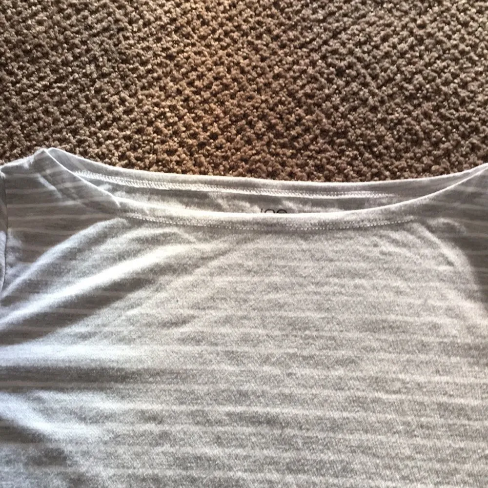 Joe Fresh Grey & White Ombré 3/4 Sleeve - Image 3